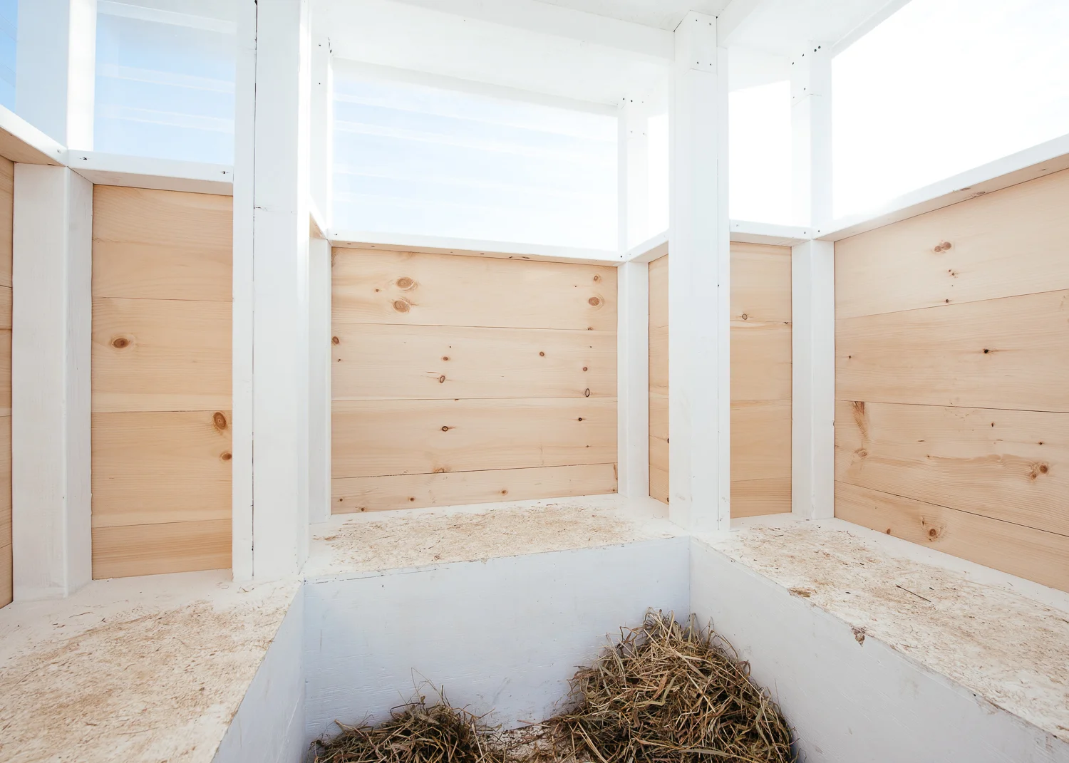 Interior of 4x4 Shanty.