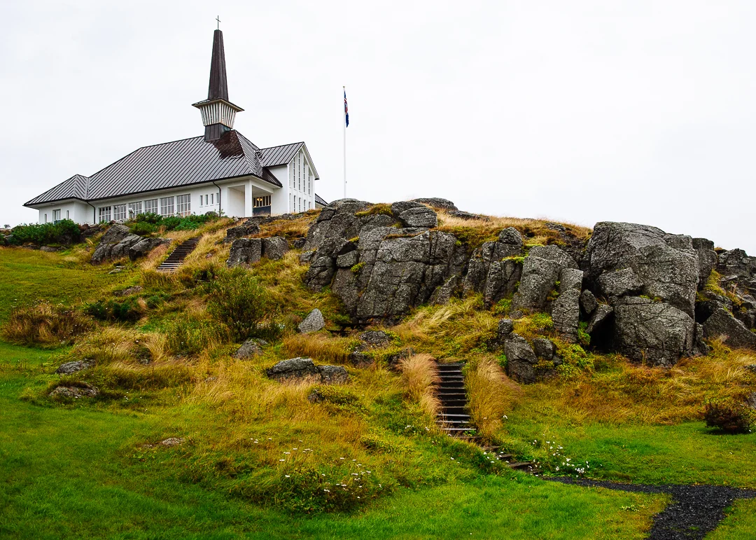 Church built on the highest point of the town so people can always find it.