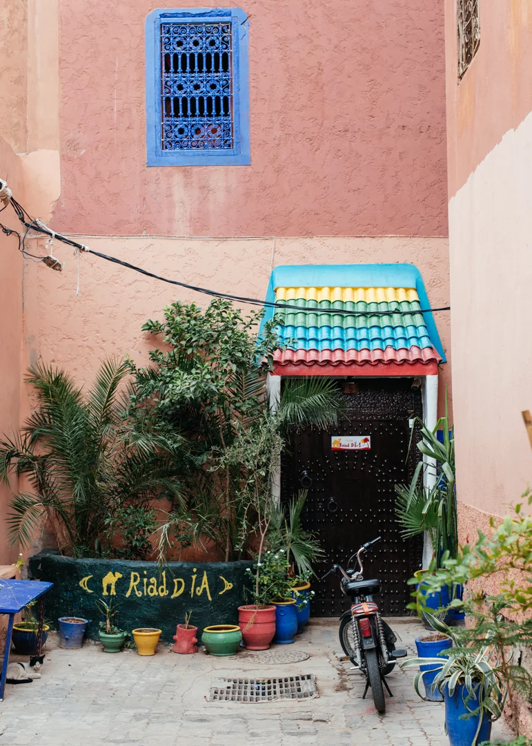 Our hostel for the night, Riad Dia . 