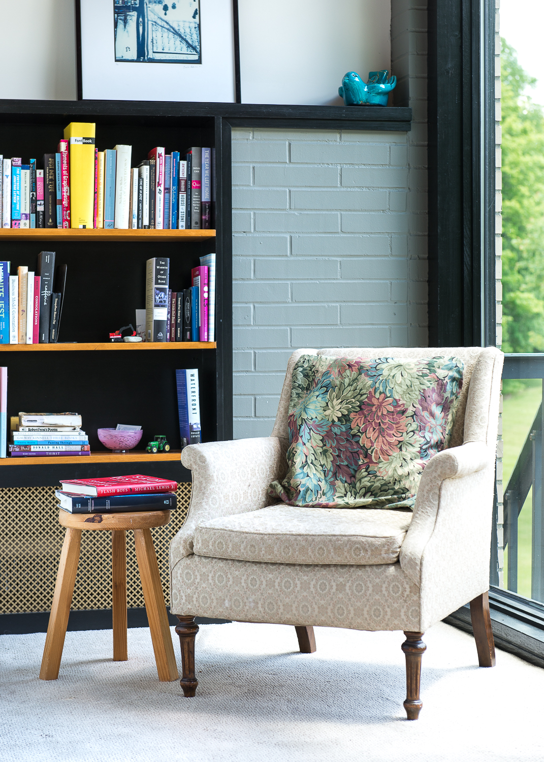 Reading nook.