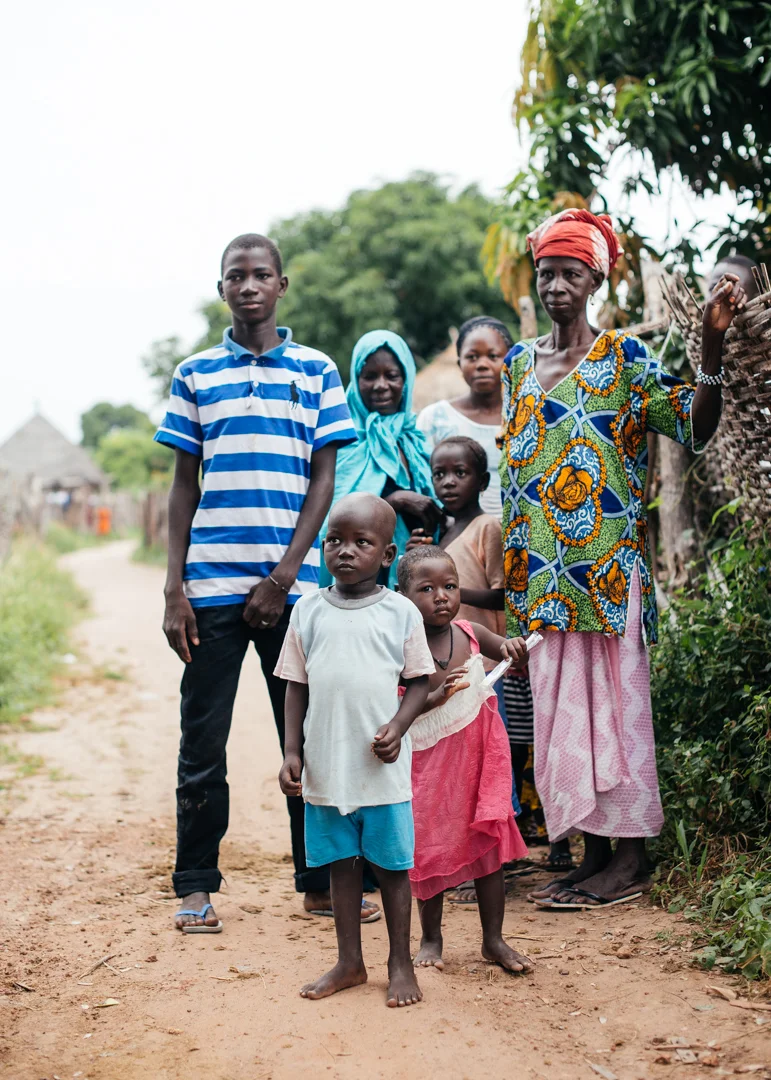 A family from the village we broke down in front of, who came out to see what all the commotion was about. 