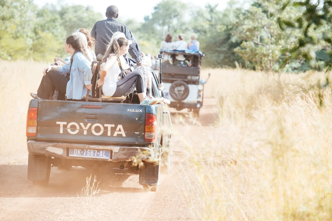 Safari ride in Niokolo National Park.