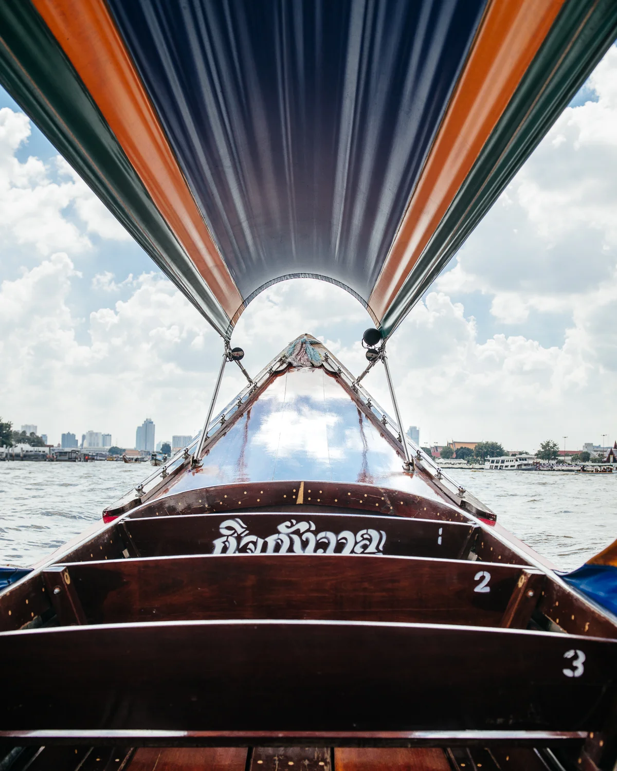 View from a long-tail boat.