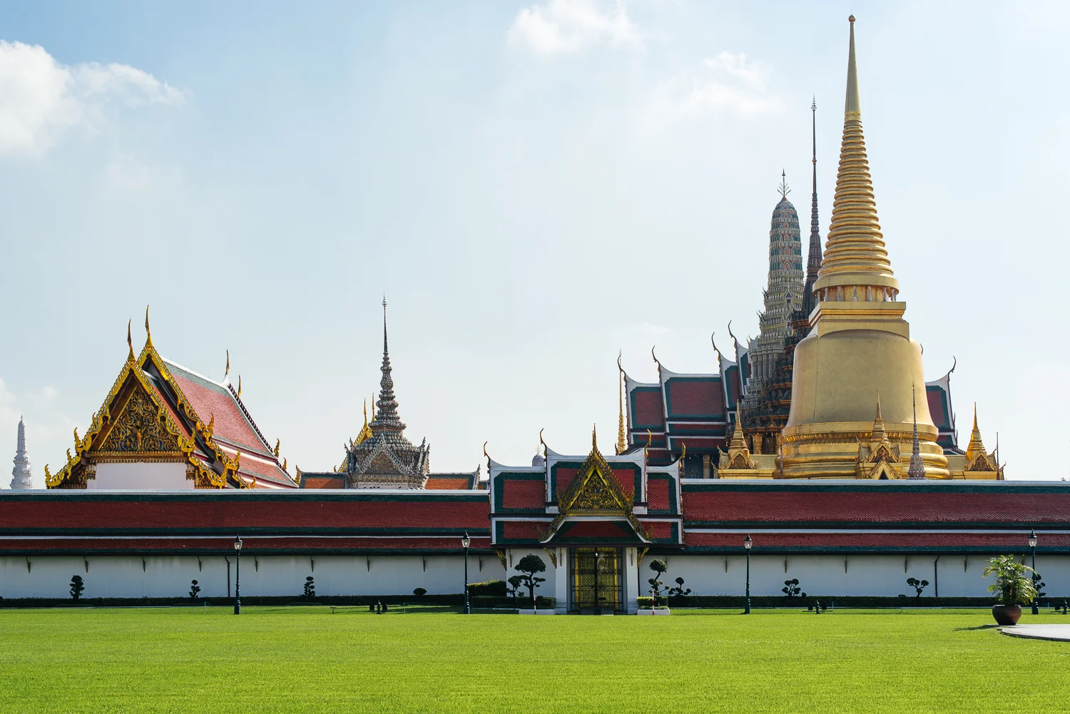 Northeast view of the Grand Palace. 