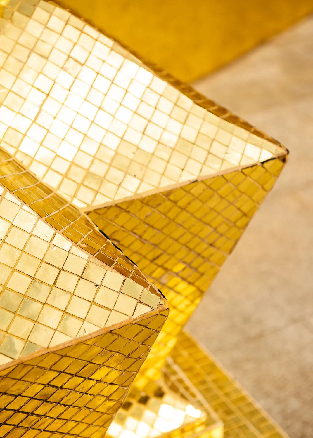 The mosaic tiles of the Temple of the Emerald Buddha.