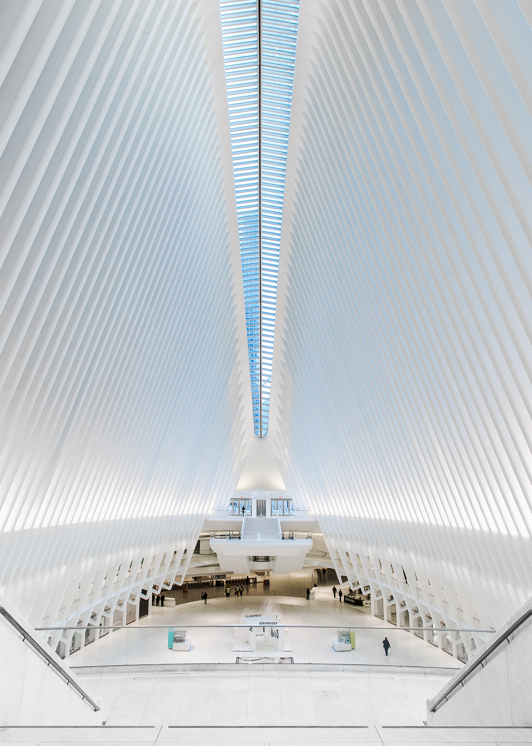 Interior of the Oculus terminal station.