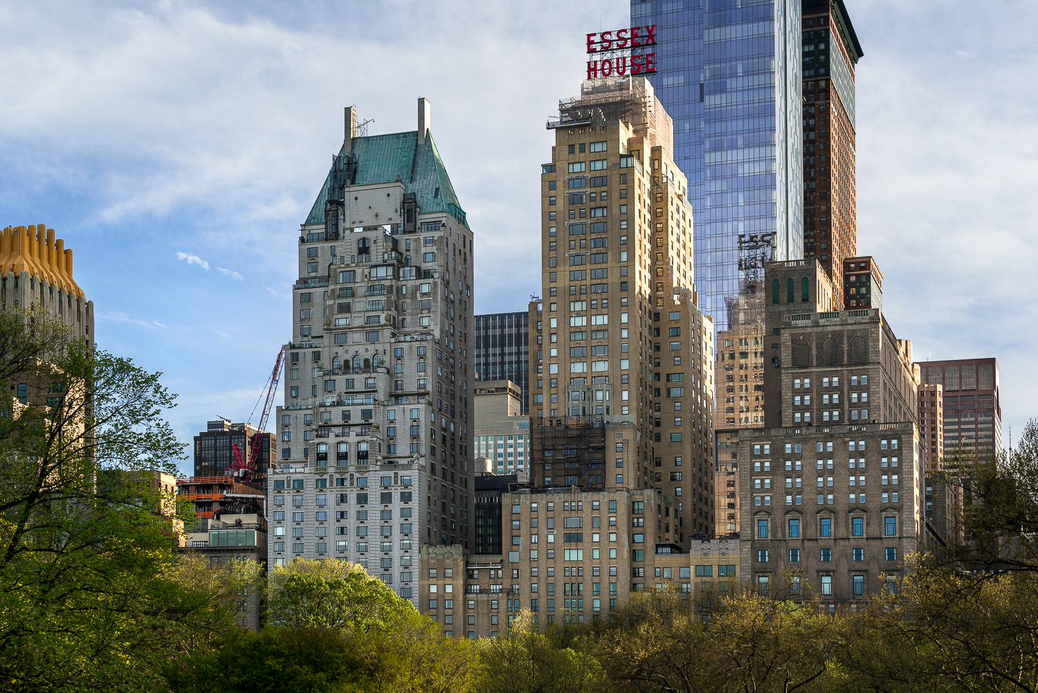 JW Marriott Essex House, located at the southern border of Central Park is an art deco style luxury hotel originally opened in 1931.