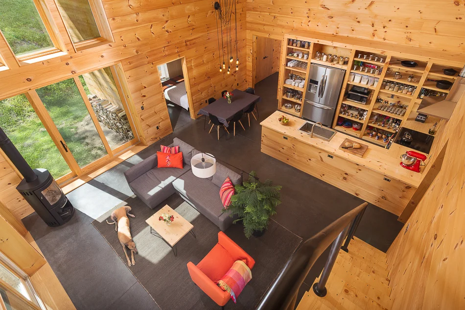 View from the loft.