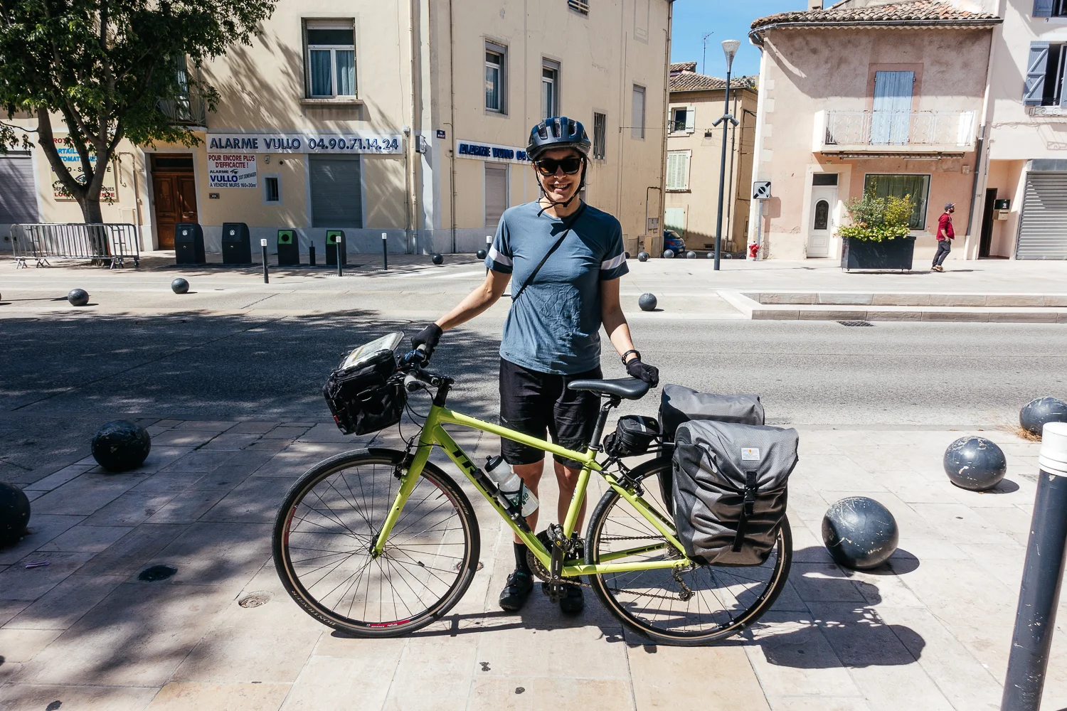Chelsea and her bike for the next 5 days.