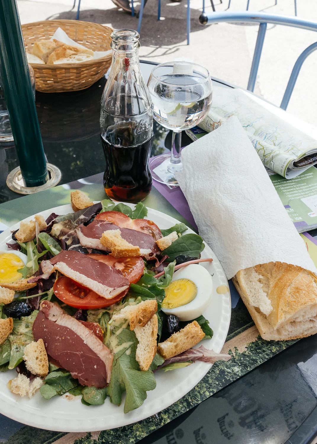 Well deserved lunch.