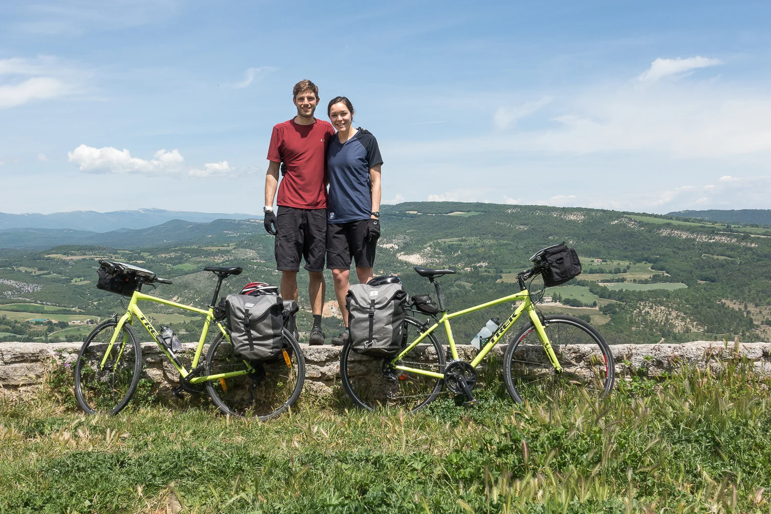 Viens, France. We made it to the top!