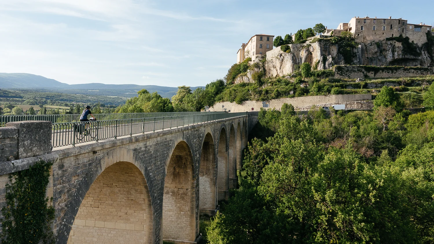 Bridge to Sault, France.