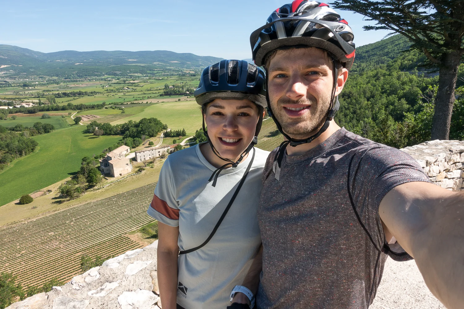 Looking over the Luberon Valley.