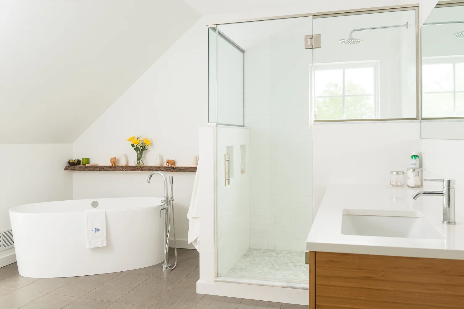 Master bathroom.