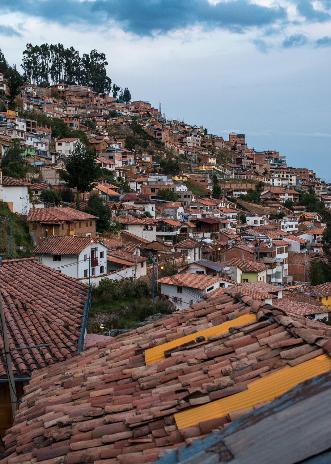 Cusco rooflines.