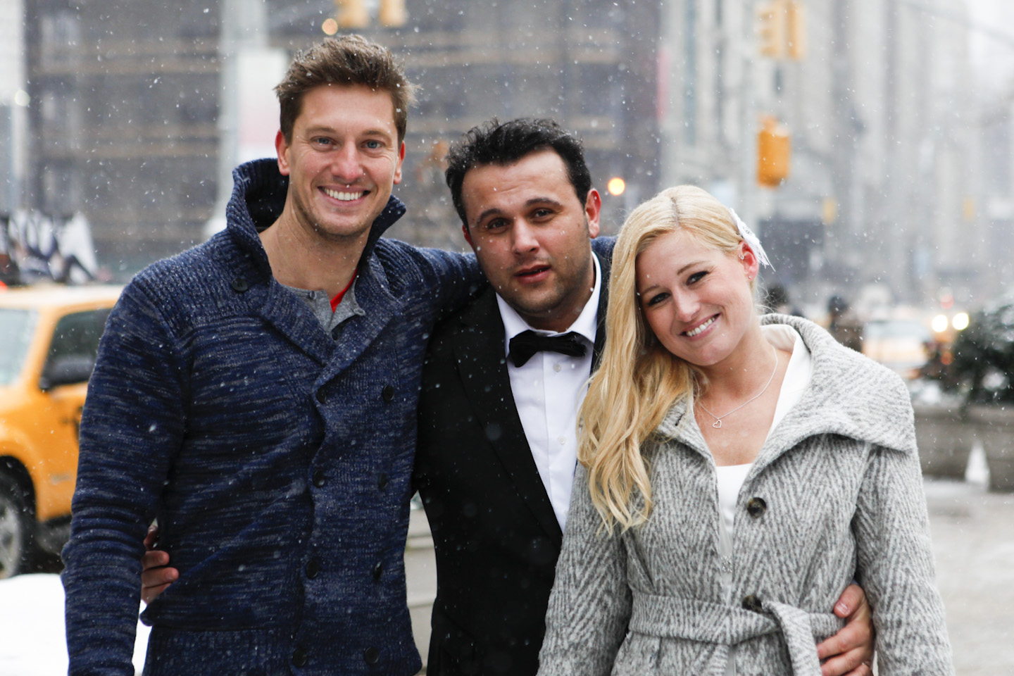 Sabine and Daniel's snowy January New York Dream Wedding