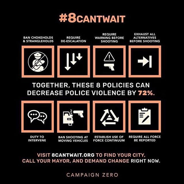 @campaignzero #eightcantwait I just changed the fundraising and resources document linked to my bio. Please take some time to look at it and consider ways to invest in and support the difficult work ahead. Tonight I&rsquo;m closing the first fundrais