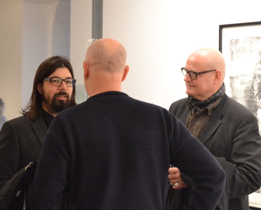 Svend-Allan Sørensen, Claus Carstensen og Nils Erik Gjerdevik práta