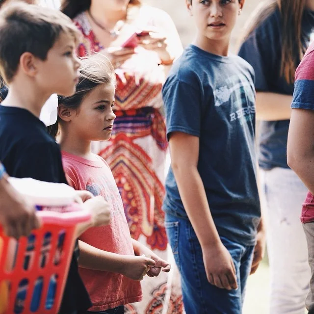 Some of our kids delivering baskets to our Chin Friends! #servesunday #lakesharon