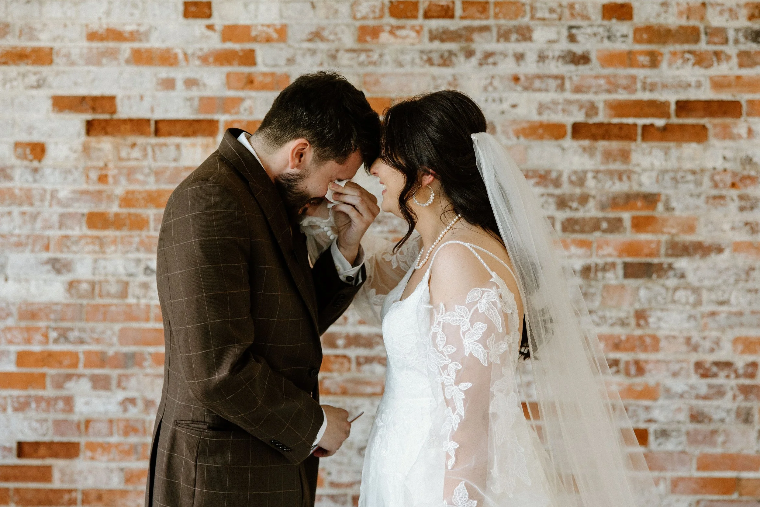 Soft glam bridal makeup with glowing skin for an Iowa bride near Cedar Rapids