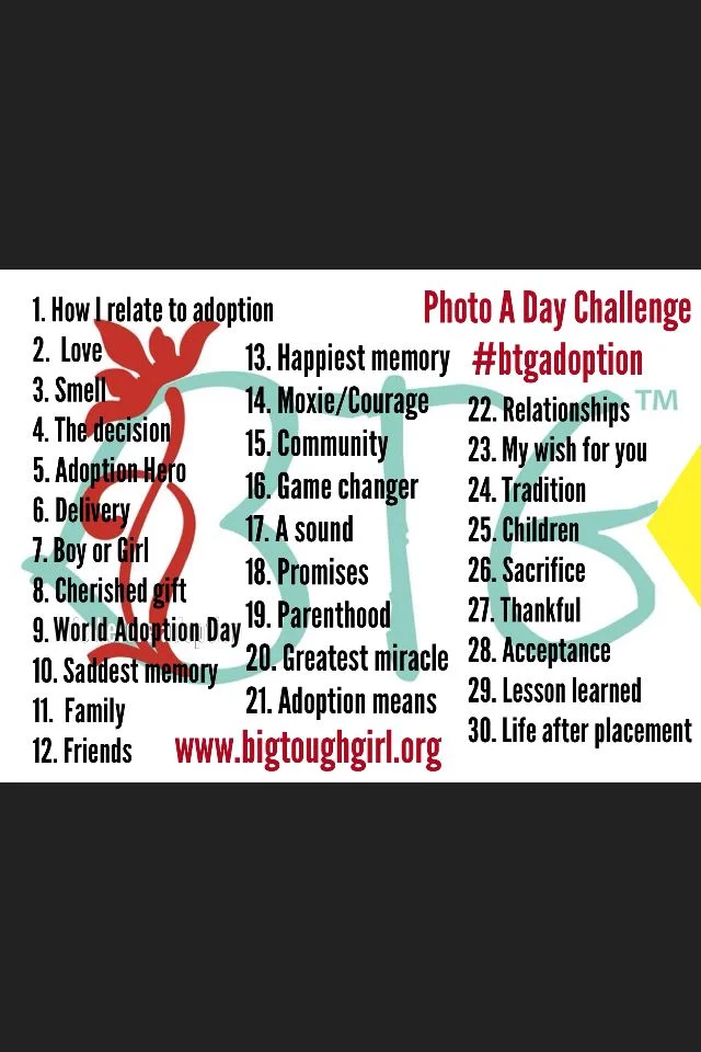 Be sure to head on over to @bigtoughgirl on IG to see all the amazing images that were shared by others. Search #btgadoption