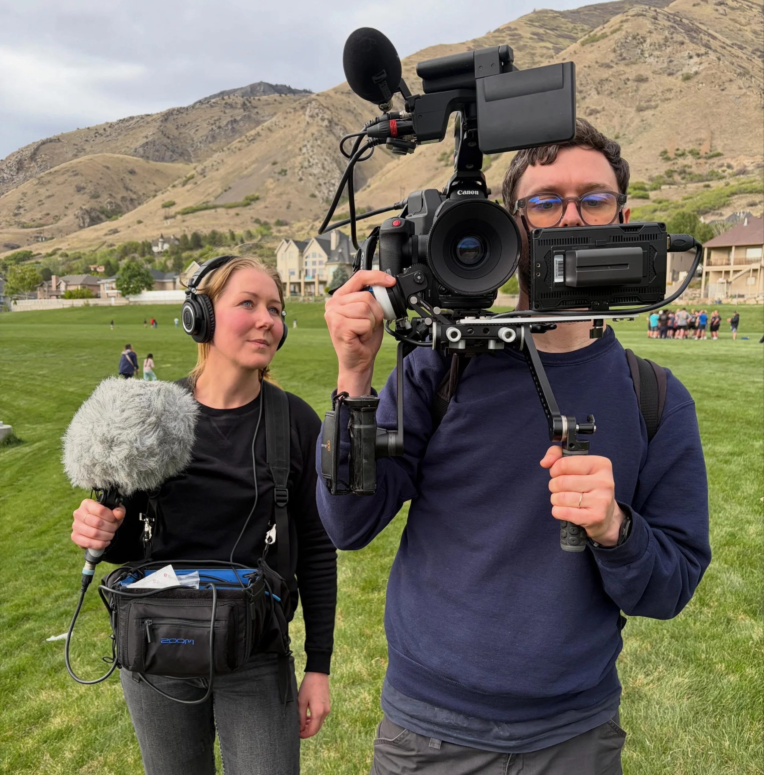 We filmed for another week.  Picking up from where we left off last summer with this docu team from Sweden.  We filmed all day, every day.  From very early morning, to very late at night.  We filmed old projects and hashed out past family drama.  We 