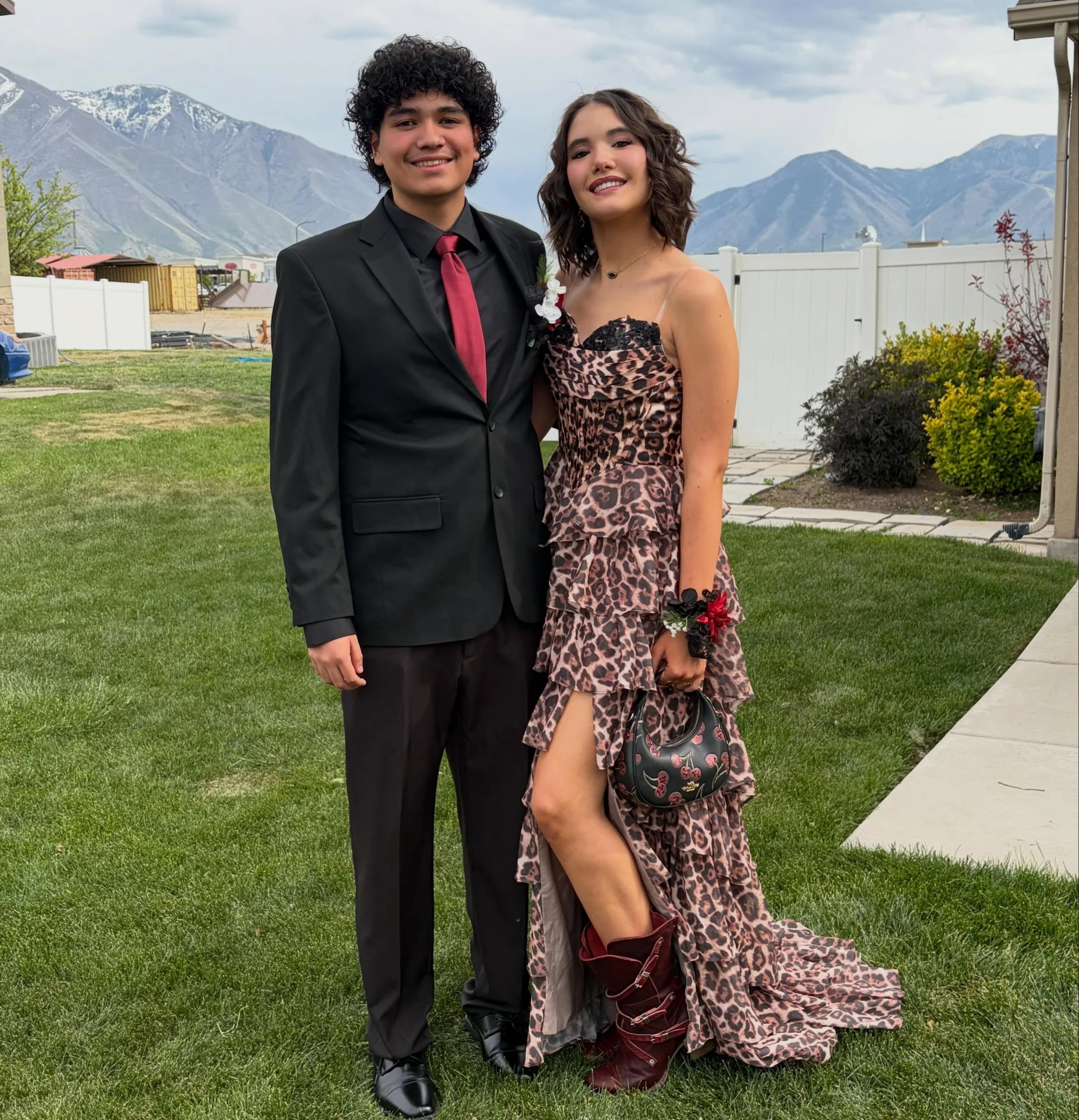 Springville HS Prom 2026 with Nick. 
.
.
I know I am biased but my daughter is so cool and amazing.  She isn&rsquo;t afraid to just be her own style and self and it radiates from her!  I am so proud of her and can&rsquo;t believe we made it through o
