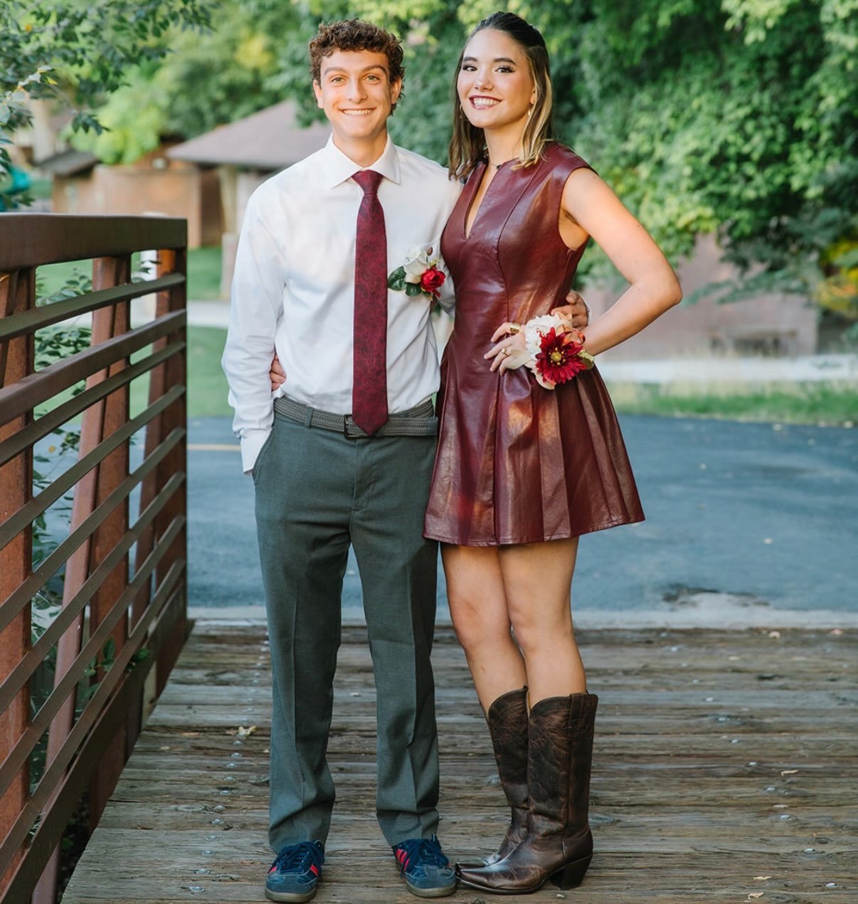 Love this girl and her crazy crew!  SPRINGVILLE HOCO &lsquo;26 was a hit.  Ty was, as usual, stunning and rocked her FIRE look. Thank you, @dax__rosander for being a great date and bestie to my daughter.