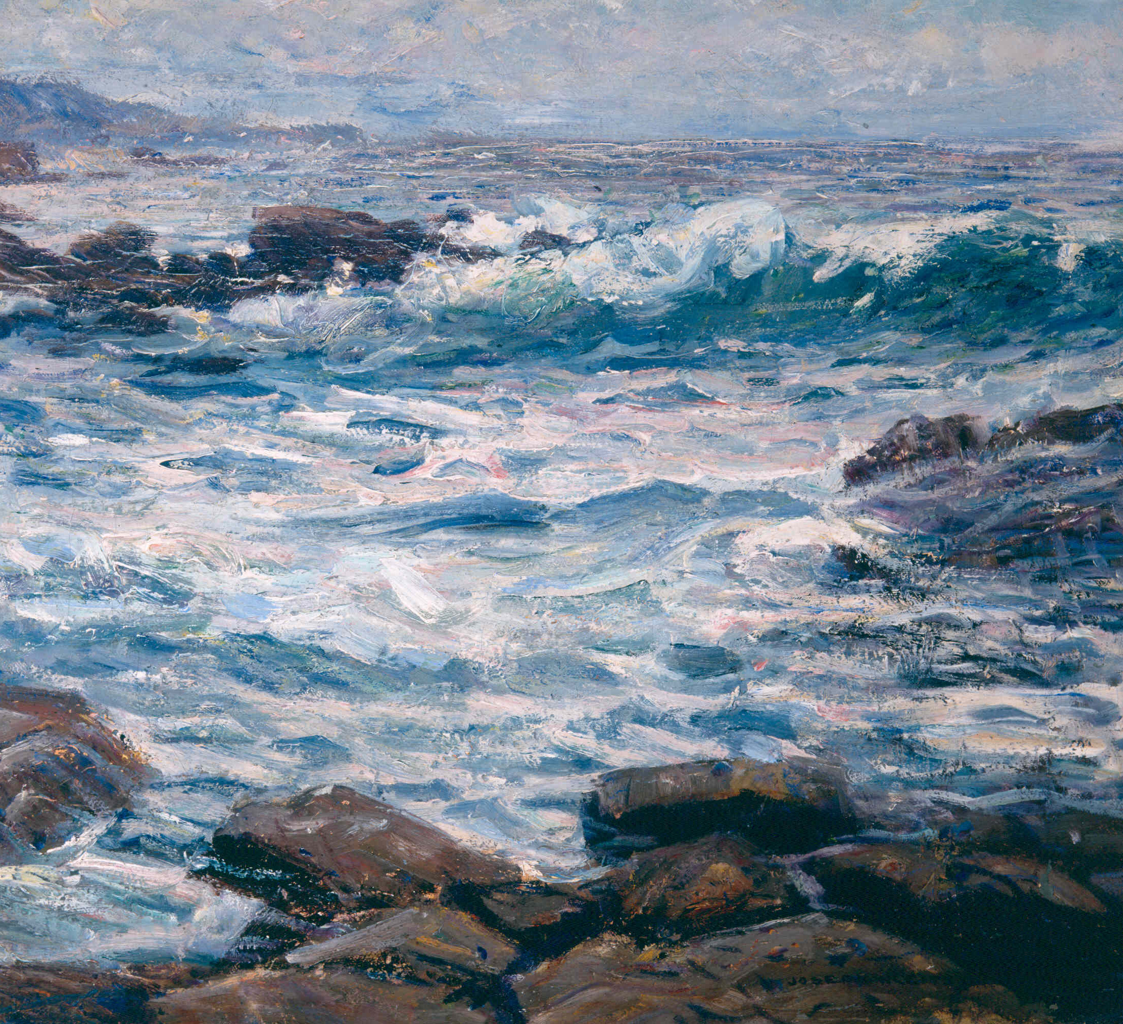    Laguna Wave  s / Oil on Canvas, 18" x 20" / Private Collection 