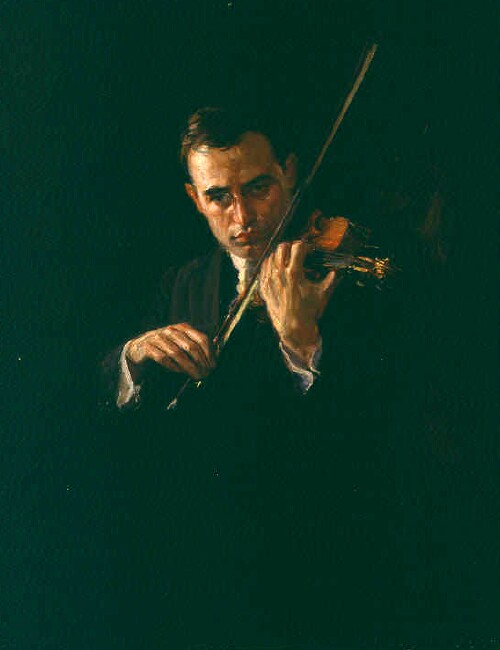 Portrait of Isador Berger / Oil on Canvas, 45.25 x 35 in. / Private Collection