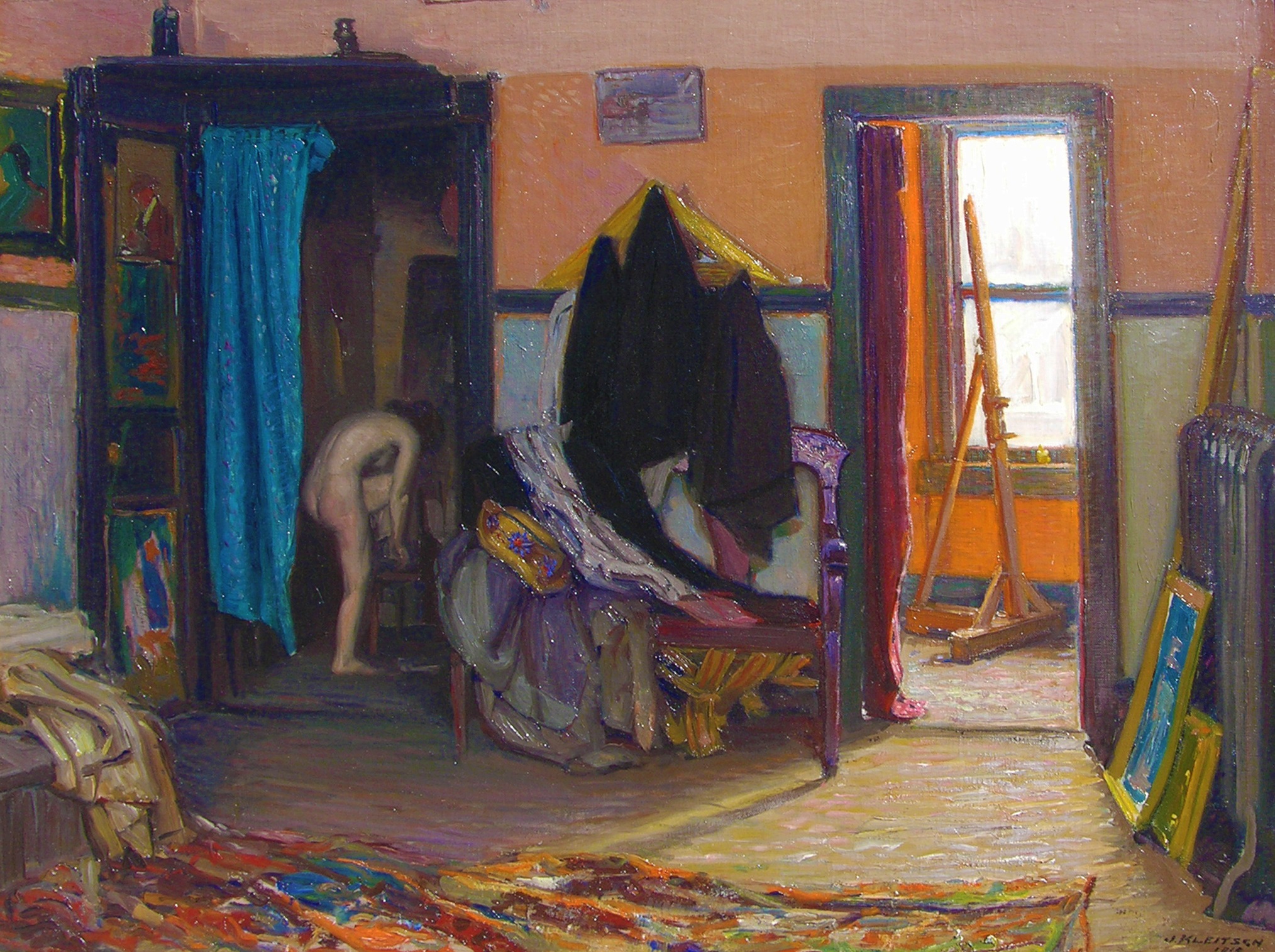    Studio Interior   / Oil on Canvas, 30 x 40 in.  Private Collection 