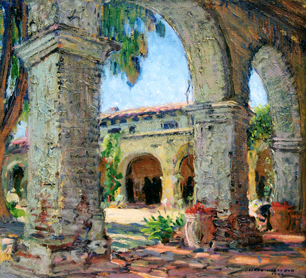    Through the Arches   / Oil on Canvas, 18 x 20 in. / Private Collection 