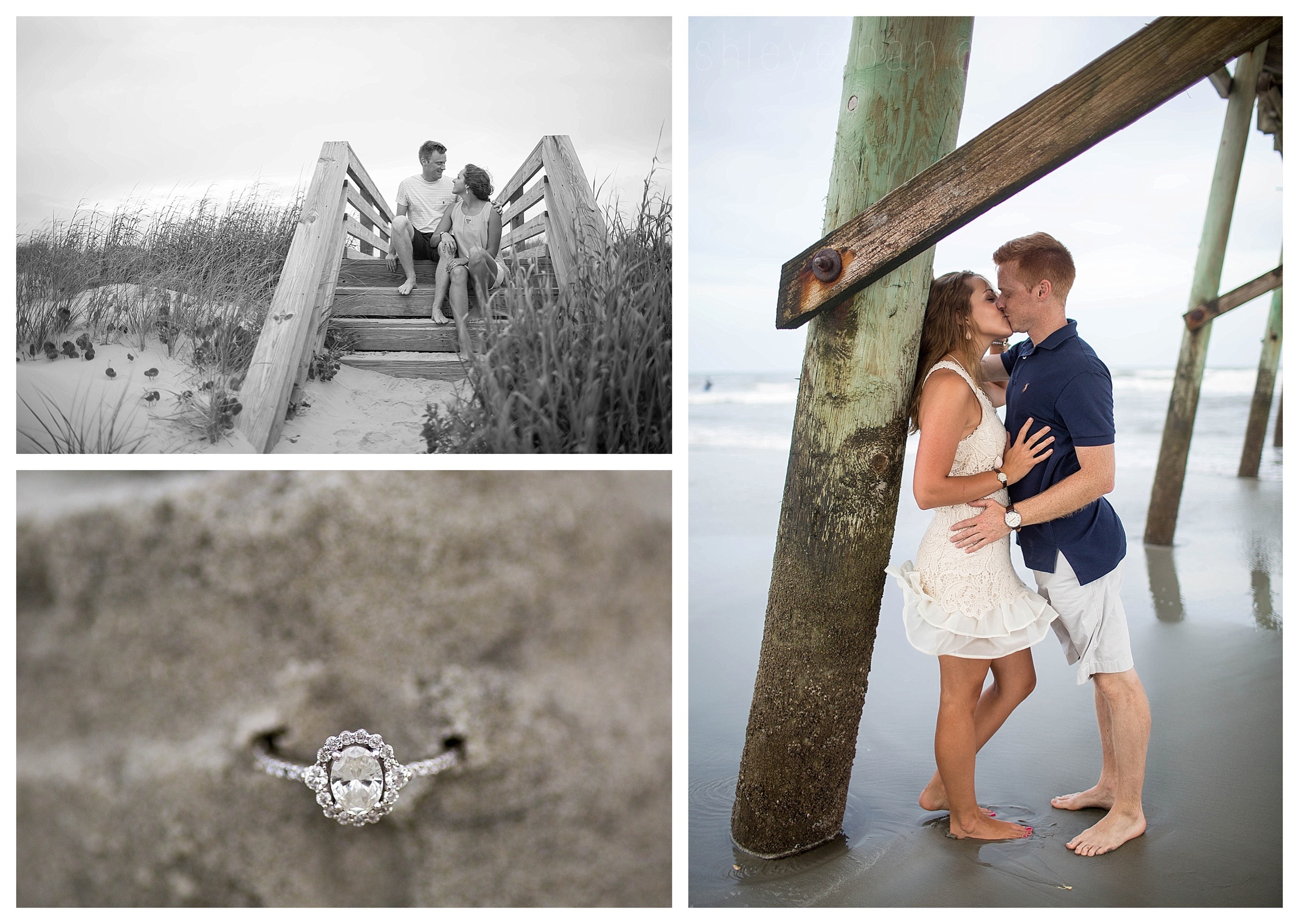 Sunset Beach North Carolina Engagement Photos Justin