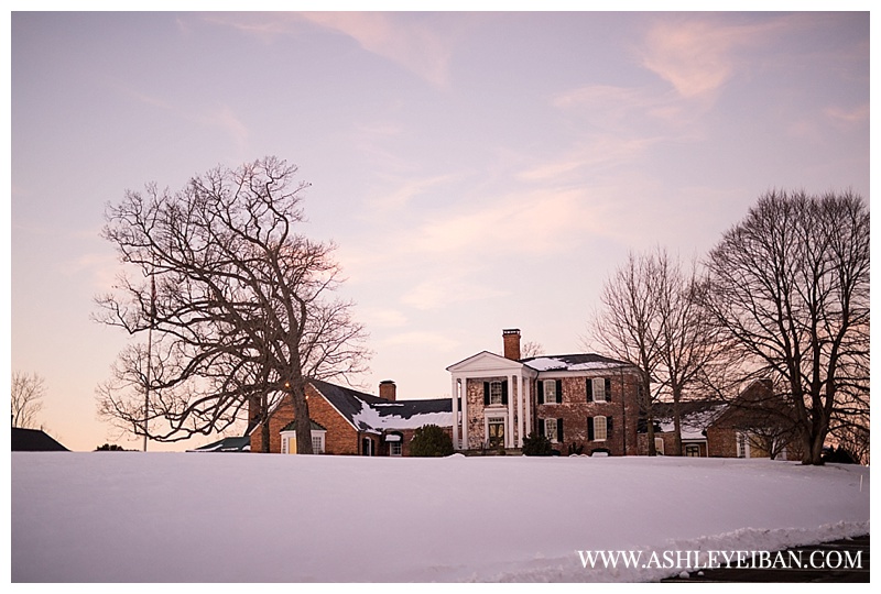 Snowy Winter Wedding ||  Boonsboro Country Club Wedding || Lynchburg, VA Wedding Photographer || Ashley Eiban Photography || www.ashleyeiban.com