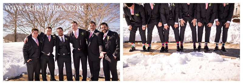 Snowy Winter Wedding ||  Boonsboro Country Club Wedding || Lynchburg, VA Wedding Photographer || Ashley Eiban Photography || www.ashleyeiban.com