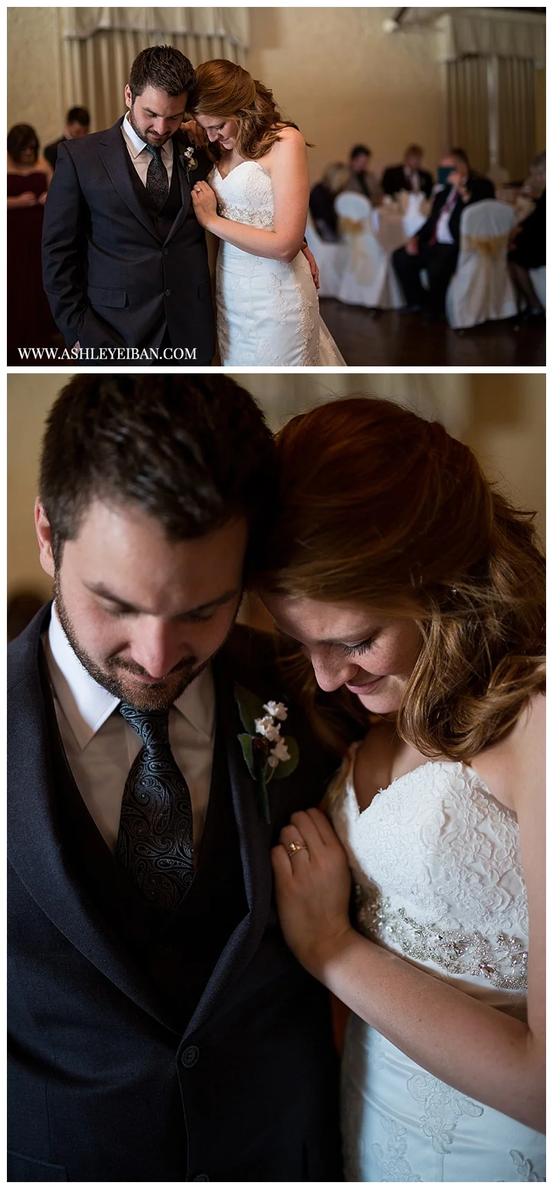 Snowy Winter Wedding || Boonsboro Country Club Wedding || Lynchburg, VA Wedding Photographer || Ashley Eiban Photography || www.ashleyeiban.com