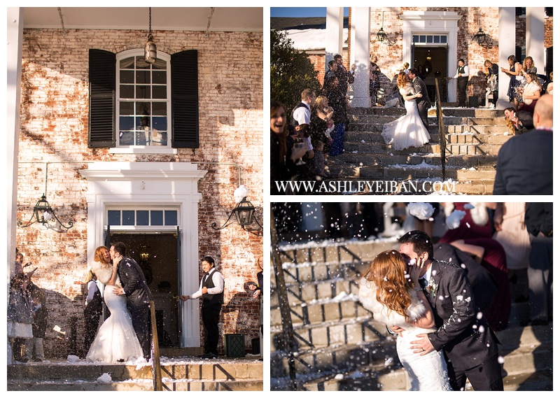 Snowy Winter Wedding ||  Boonsboro Country Club Wedding || Lynchburg, VA Wedding Photographer || Ashley Eiban Photography || www.ashleyeiban.com