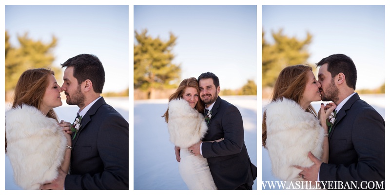 Snowy Winter Wedding ||  Boonsboro Country Club Wedding || Lynchburg, VA Wedding Photographer || Ashley Eiban Photography || www.ashleyeiban.com