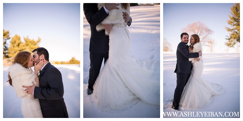 Snowy Winter Wedding ||  Boonsboro Country Club Wedding || Lynchburg, VA Wedding Photographer || Ashley Eiban Photography || www.ashleyeiban.com