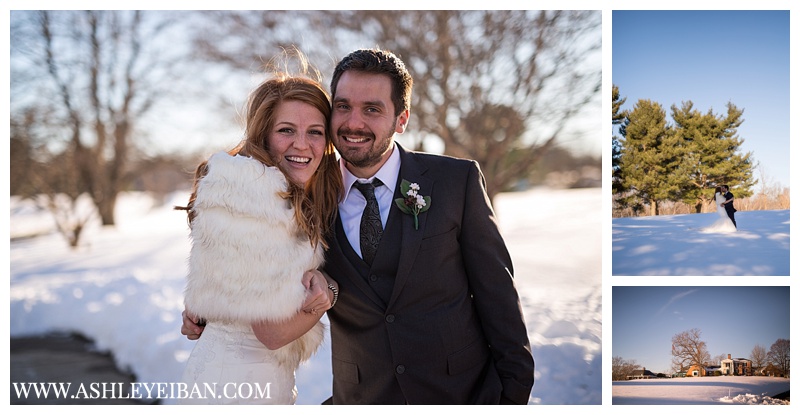 Snowy Winter Wedding ||  Boonsboro Country Club Wedding || Lynchburg, VA Wedding Photographer || Ashley Eiban Photography || www.ashleyeiban.com