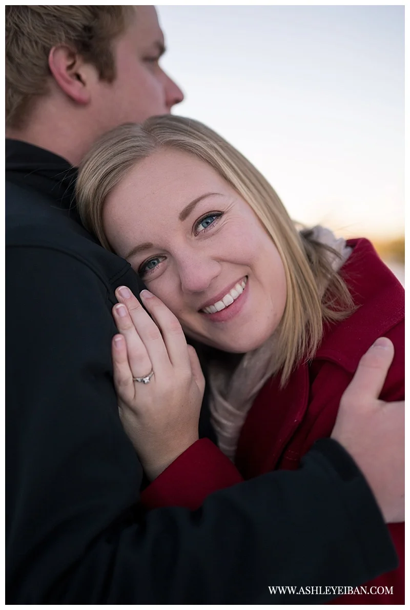 Lynchburg Virginia Engagement Session || Snow Engagement Session || Boonsboro Country Club || Lynchburg Wedding Photographer || Ashley Eiban Photography || www.ashleyeiban.com