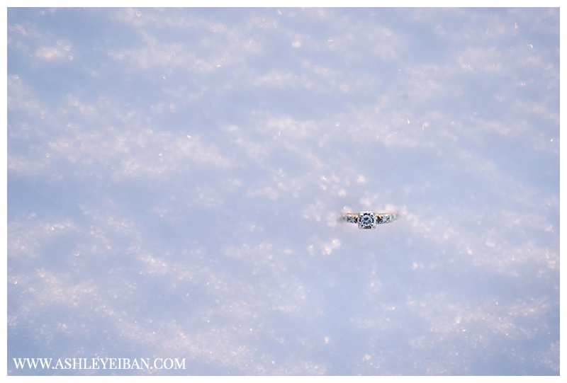 Lynchburg Virginia Engagement Session || Snow Engagement Session || Boonsboro Country Club || Lynchburg Wedding Photographer || Ashley Eiban Photography || www.ashleyeiban.com