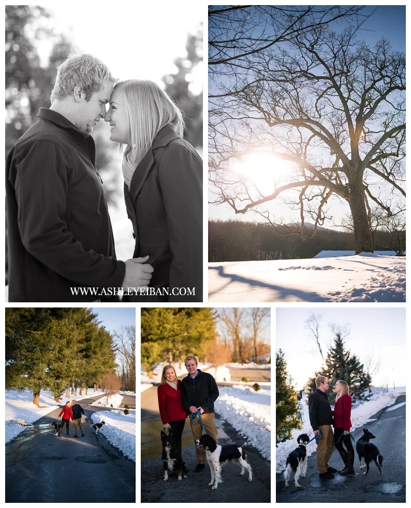 Lynchburg Virginia Engagement Session || Snow Engagement Session || Boonsboro Country Club || Lynchburg Wedding Photographer || Ashley Eiban Photography || www.ashleyeiban.com
