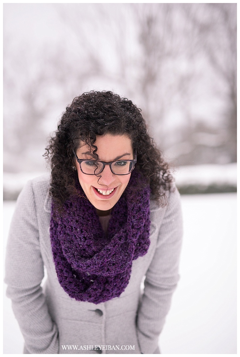Lynchburg VA Wedding and Portrait Photographer || Family Photos in the Snow || Central VA Photographer || Ashley Eiban Photography || www.ashleyeiban.com