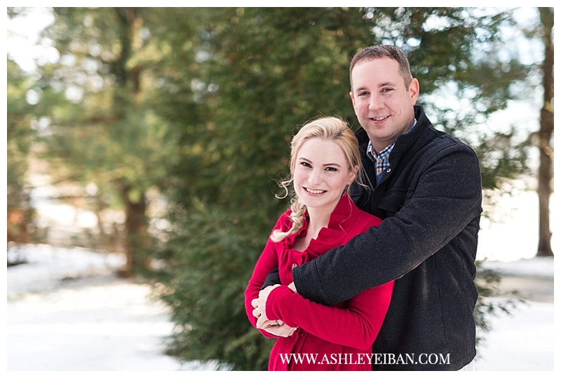 Winter Engagement Session || The Trivium Estates in Forest, Virginia || Lynchburg, VA Wedding Photographer || Ashley Eiban Photography || www.ashleyeiban.com