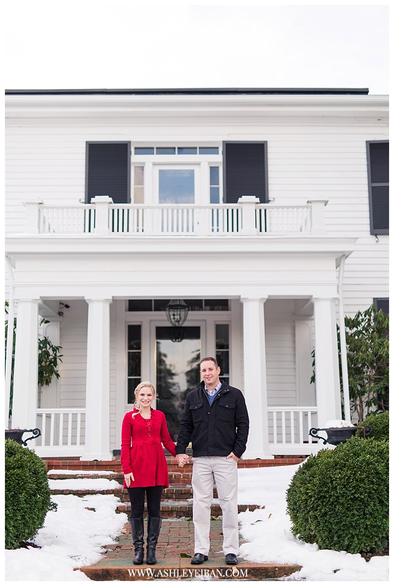 Winter Engagement Session || The Trivium Estates in Forest, Virginia || Lynchburg, VA Wedding Photographer || Ashley Eiban Photography || www.ashleyeiban.com