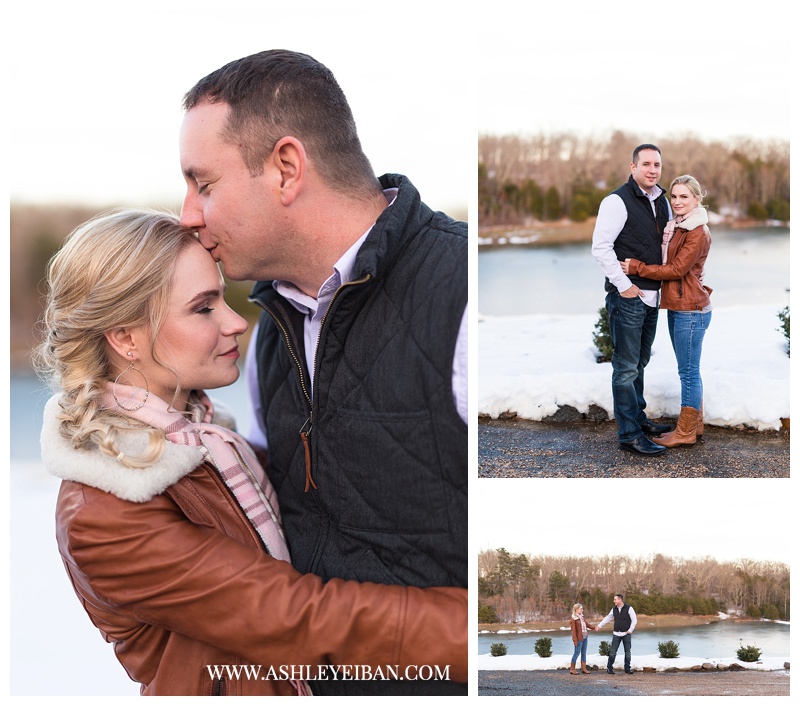 Winter Engagement Session || The Trivium Estates in Forest, Virginia || Lynchburg, VA Wedding Photographer || Ashley Eiban Photography || www.ashleyeiban.com