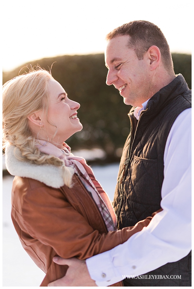 Winter Engagement Session || The Trivium Estates in Forest, Virginia || Lynchburg, VA Wedding Photographer || Ashley Eiban Photography || www.ashleyeiban.com