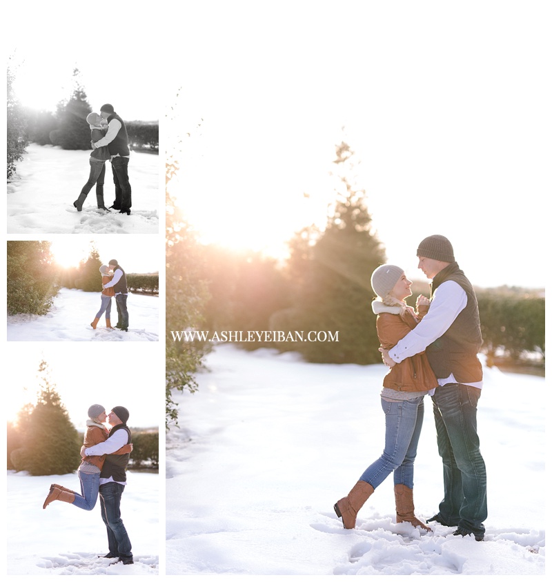 Winter Engagement Session || The Trivium Estates in Forest, Virginia || Lynchburg, VA Wedding Photographer || Ashley Eiban Photography || www.ashleyeiban.com