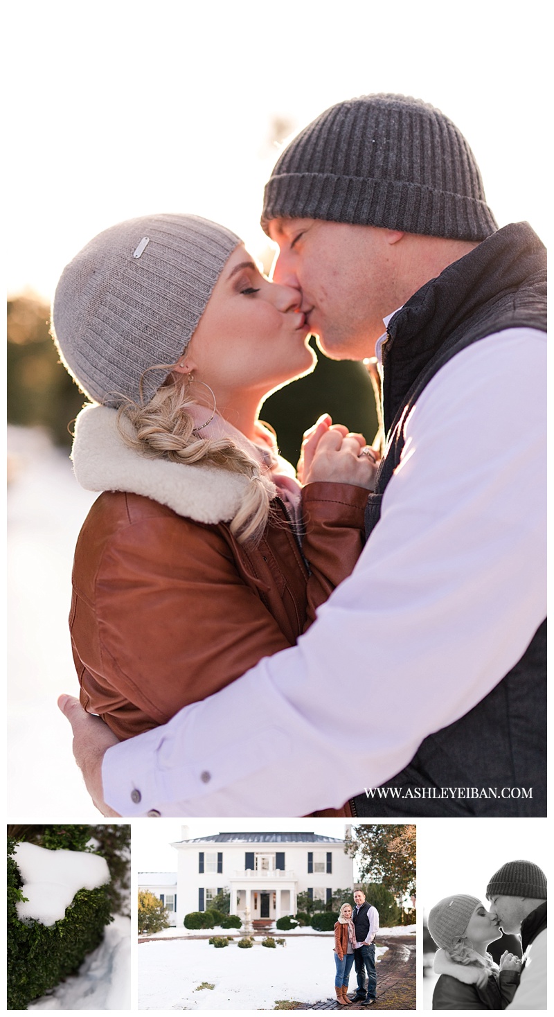 Winter Engagement Session || The Trivium Estates in Forest, Virginia || Lynchburg, VA Wedding Photographer || Ashley Eiban Photography || www.ashleyeiban.com